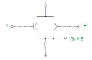 or gate with transistors