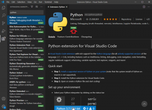 Visual Studio Code Python extension