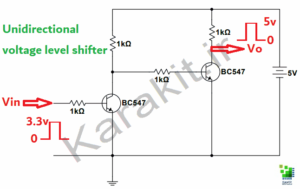 unidirectional voltage level shifter